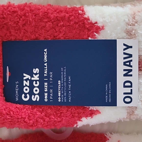 Old Navy Cozy Socks Santa NWT - Picture 4 of 4